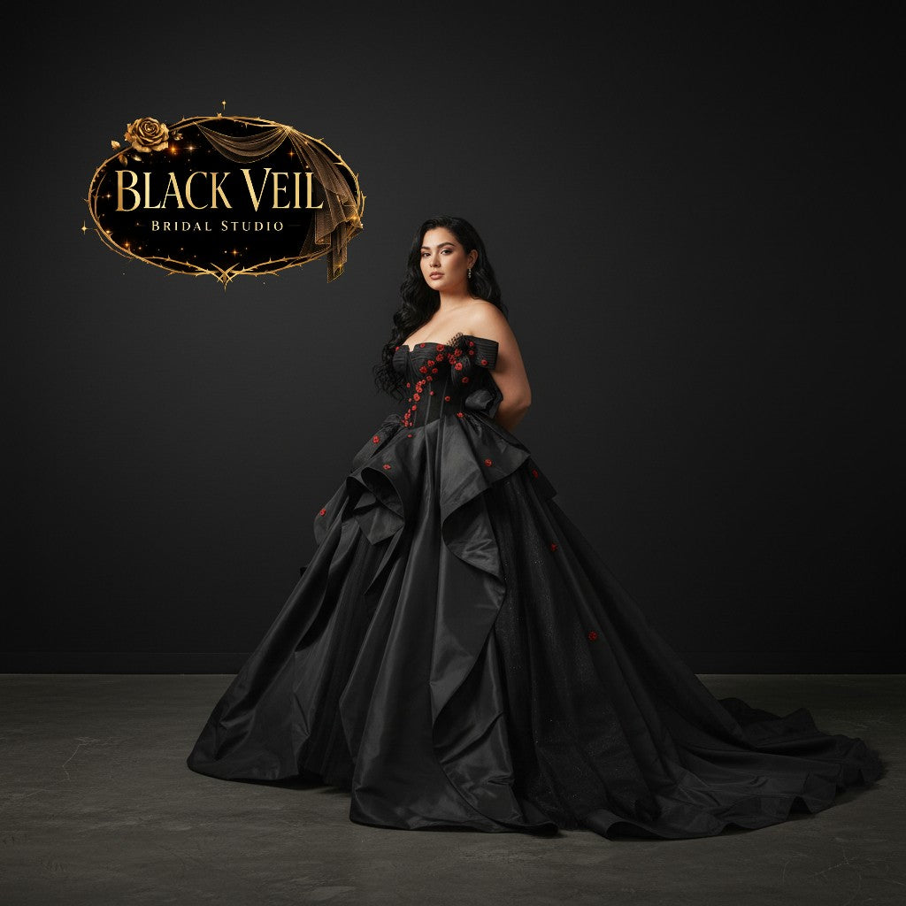 Hecate Black Wedding Dress