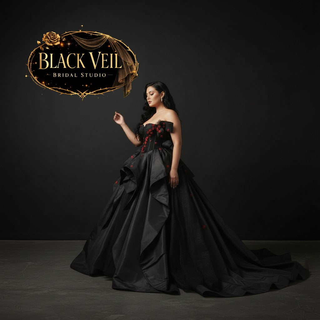Hecate Black Wedding Dress