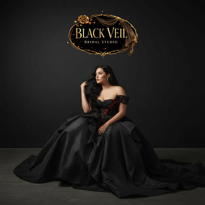 Hecate Black Wedding Dress