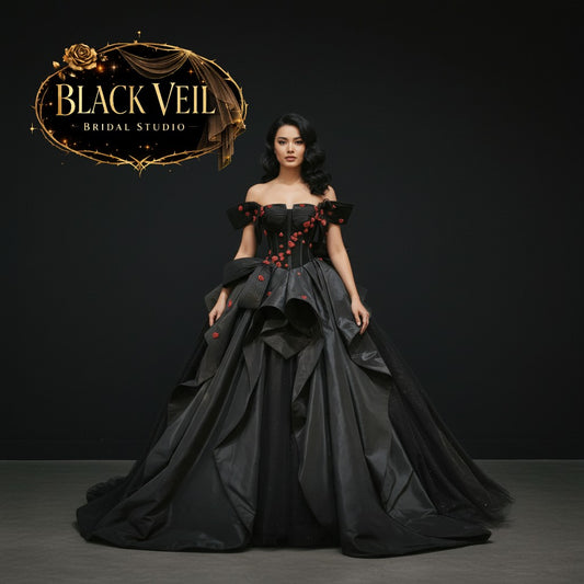Hecate Black Wedding Dress