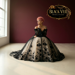 Hela Black Wedding Dress
