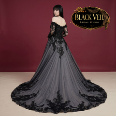 Hina Black Wedding Dress
