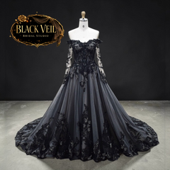 Hina Black Wedding Dress