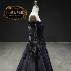 Hina Black Wedding Dress