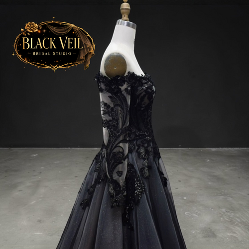 Hina Black Wedding Dress