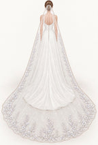 Custom Veil & Choker For Amber