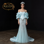 Isolde Blue Wedding Dress