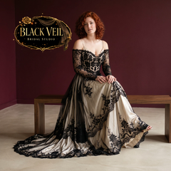 Kaelith Black Wedding Dress