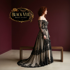 Kaelith Black Wedding Dress