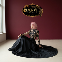 Katerina Black Wedding Dress