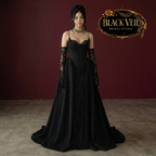 Luciana Convertible Wedding Dress In Black