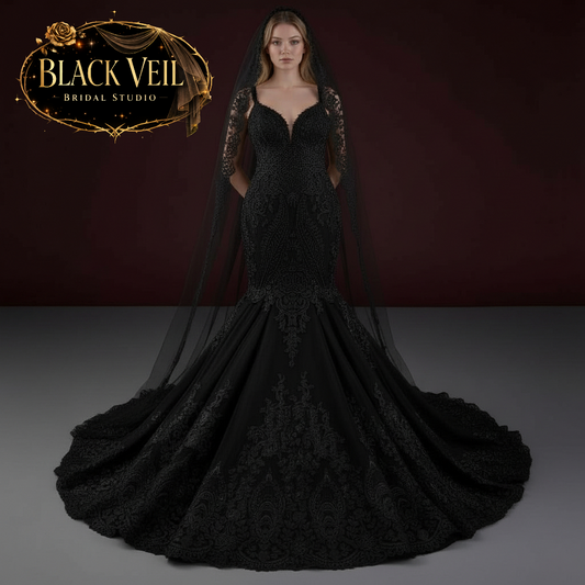 Morrigan Black Wedding Dress