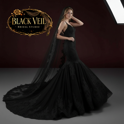 Morrigan Black Wedding Dress
