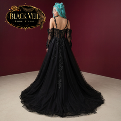 Nova Black Wedding Dress