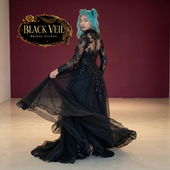 Nymeria Black Wedding Dress