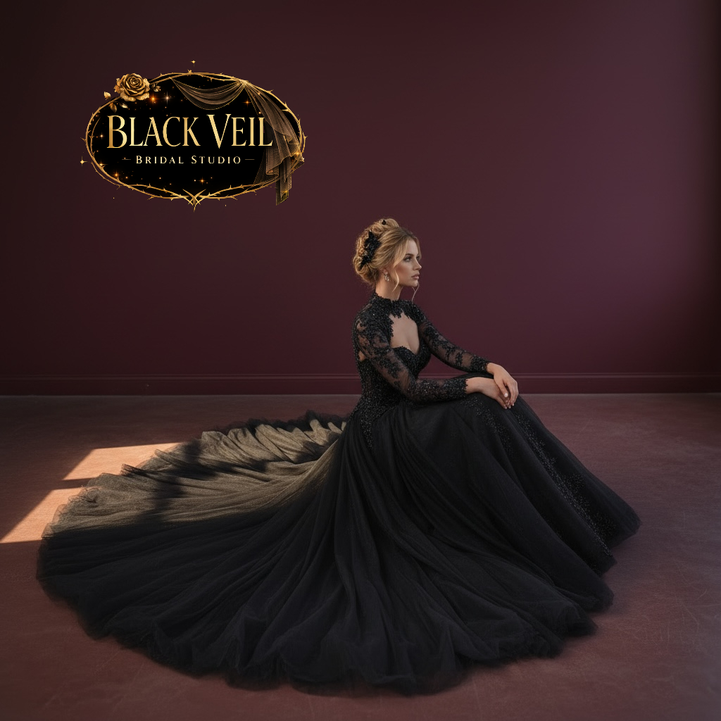 Nymeria Black Wedding Dress