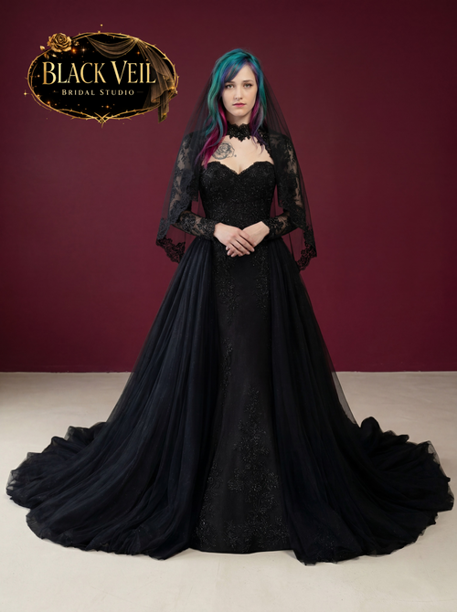 Nymeria Black Wedding Dress