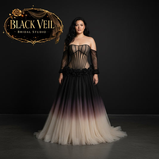 Lilith Black Wedding Dress