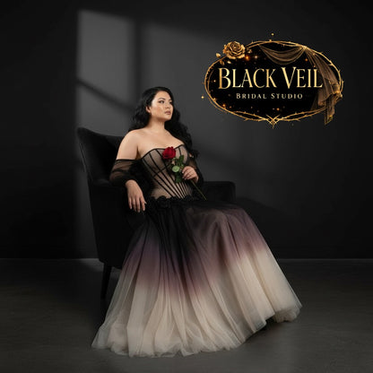 Lilith Black Wedding Dress