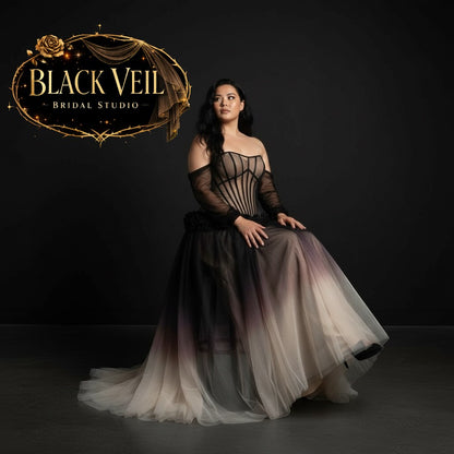 Lilith Black Wedding Dress