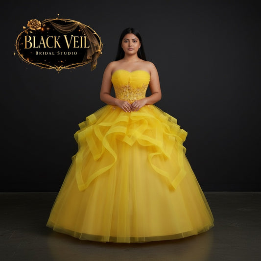 Eirene Yellow Wedding Dress