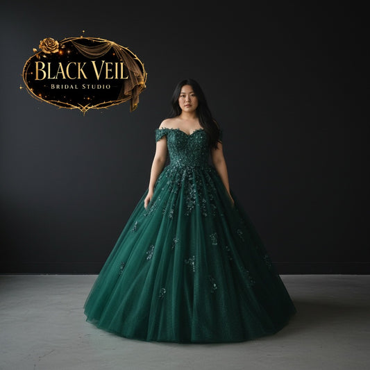 Echidna Green Wedding Dress