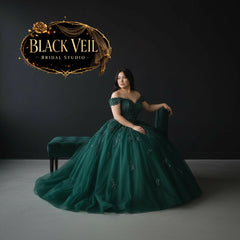 Echidna Green Wedding Dress