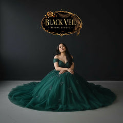 Echidna Green Wedding Dress