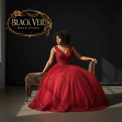 Etna Red Wedding Dress