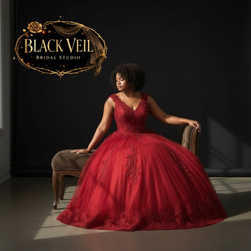 Etna Red Wedding Dress