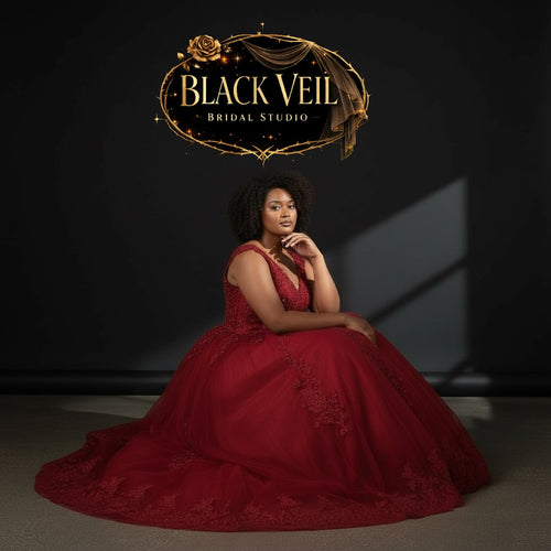 Etna Red Wedding Dress