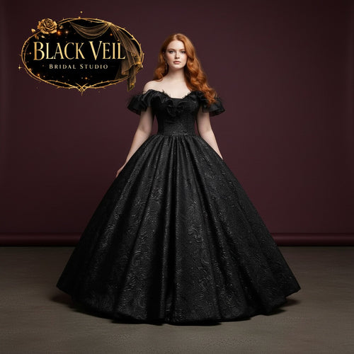 Kalma Black Wedding Dress