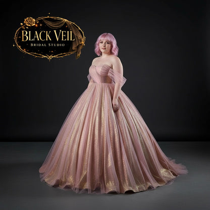 Psyche Chromatic Pink Wedding Dress