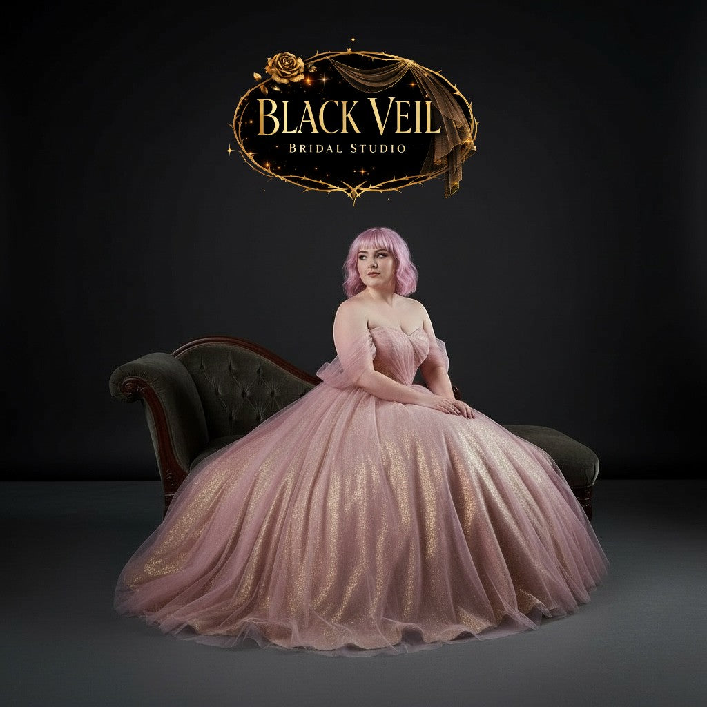 Psyche Chromatic Pink Wedding Dress