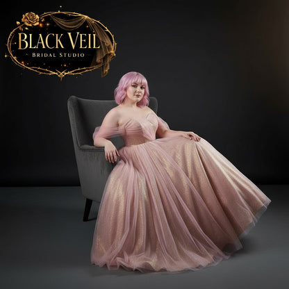 Psyche Chromatic Pink Wedding Dress