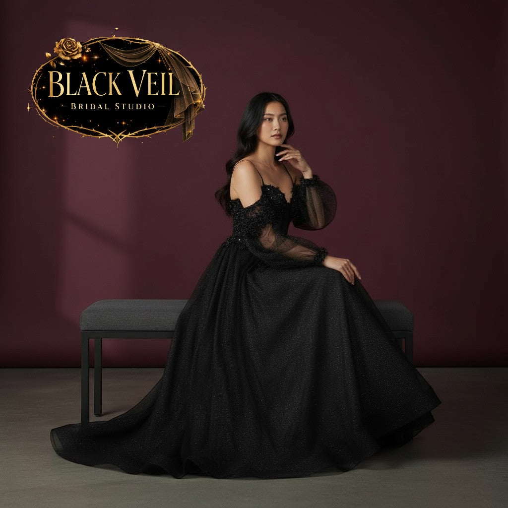 Eris Black Wedding Dress