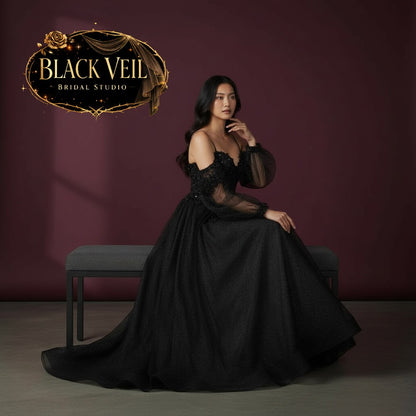 Eris Black Wedding Dress