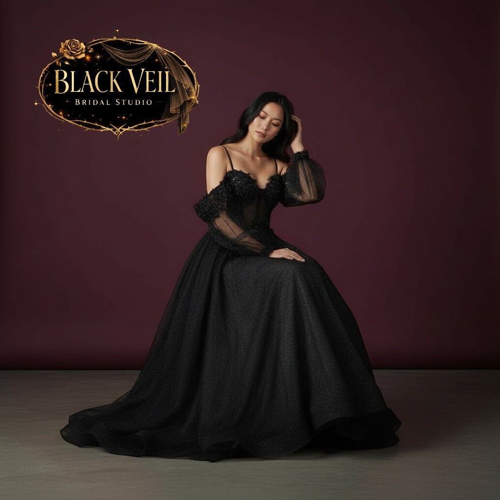 Eris Black Wedding Dress