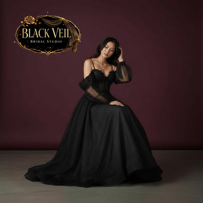 Eris Black Wedding Dress
