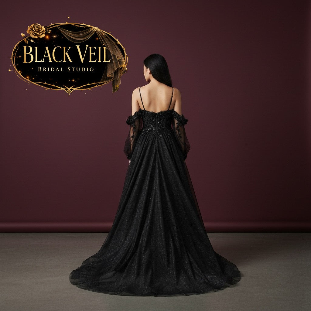 Eris Black Wedding Dress