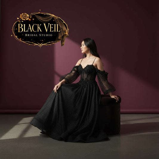 Eris Black Wedding Dress