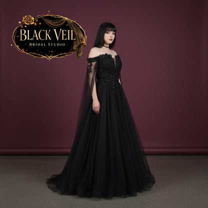 Carmilla Black Wedding Dress