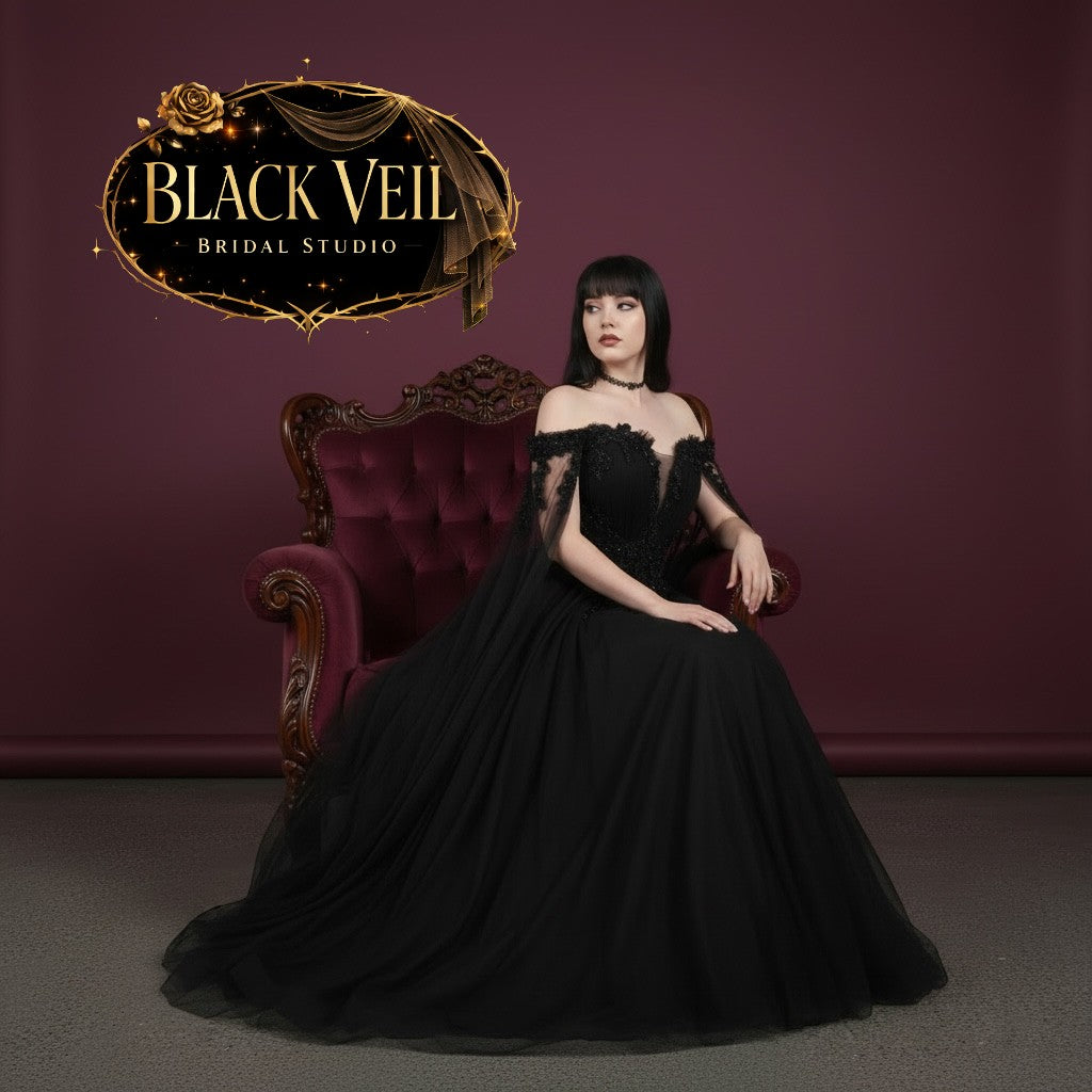 Carmilla Black Wedding Dress