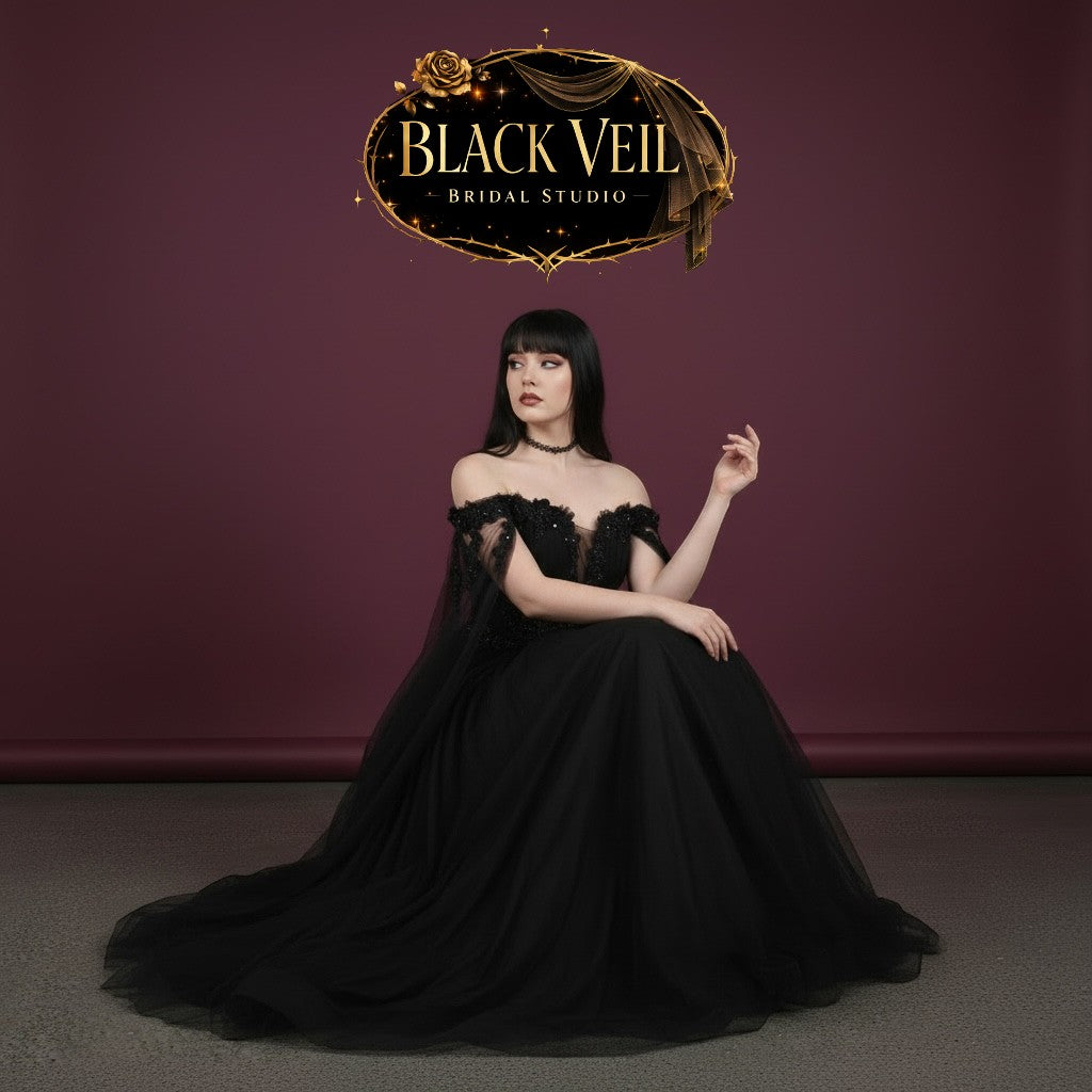 Carmilla Black Wedding Dress