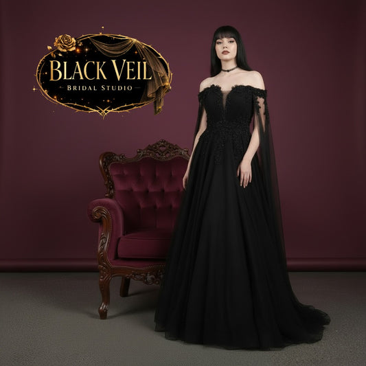 Carmilla Black Wedding Dress