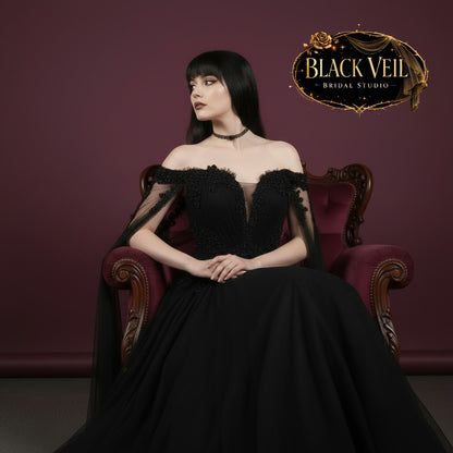 Carmilla Black Wedding Dress