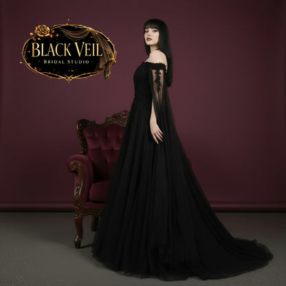 Carmilla Black Wedding Dress