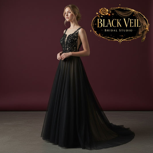 Sable Black Wedding Dress