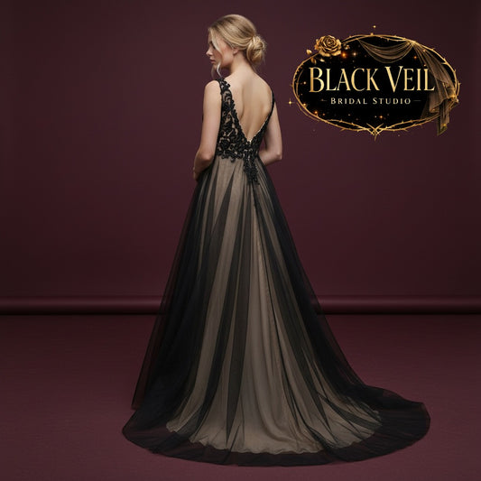 Sable Black Wedding Dress