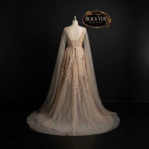 Alina Floral Embroidered Wedding Dress